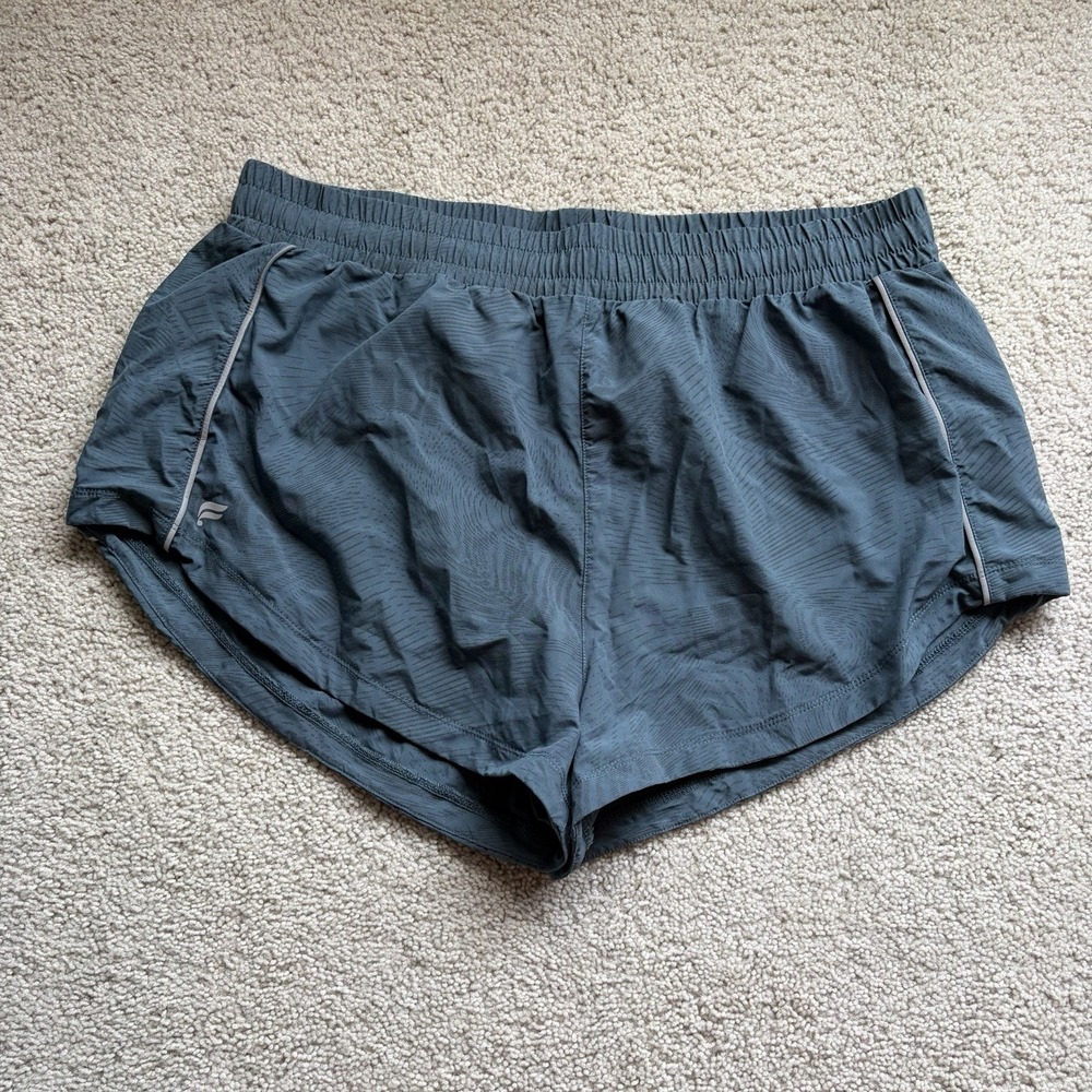 Fabletics Eco Full Speed Run Short Mid-Rise Women's XL Teal Blue New With Tags